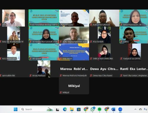 Silaturahmi Virtual Alumni Pendidikan Biologi FKIP, Sekaligus Gaungkan Program Magister Baru