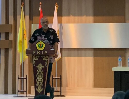 Kolaborasi dengan Konsultan Pendidikan asal Afrika Selatan, Program Studi Pendidikan Biologi FKIP Unram Luncurkan Kelas Minat Bakat Bahasa Inggris