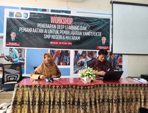 Prodi Bahasa Inggris FKIP Unram Bekerja Sama dengan SMPN 6 Mataram Gelar Workshop Pemanfaatan AI dalam Pembelajaran