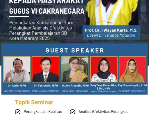 PENINGKATAN KETERAMPILAN GURU MENGUJI  EFEKTIVITAS PERANGKAT PEMBELAJARAN SD  DI KOTA MATARAM  TAHUN 2025