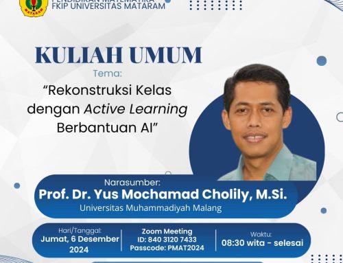 Kuliah Umum 2024: “Rekonstruksi Kelas dengan Active Learning Berbantuan AI”