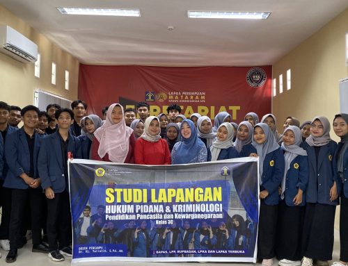 MAHASISWA PPKn UNRAM LAKSANAKAN STUDI LAPANGAN DI LPP KELAS III MATARAM